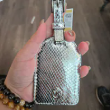 [S] MICHAEL KORS SILVER 35F4STVN1M JET SET TRAVEL LUGGAGE TAG, 197853084438 (SMK1321)