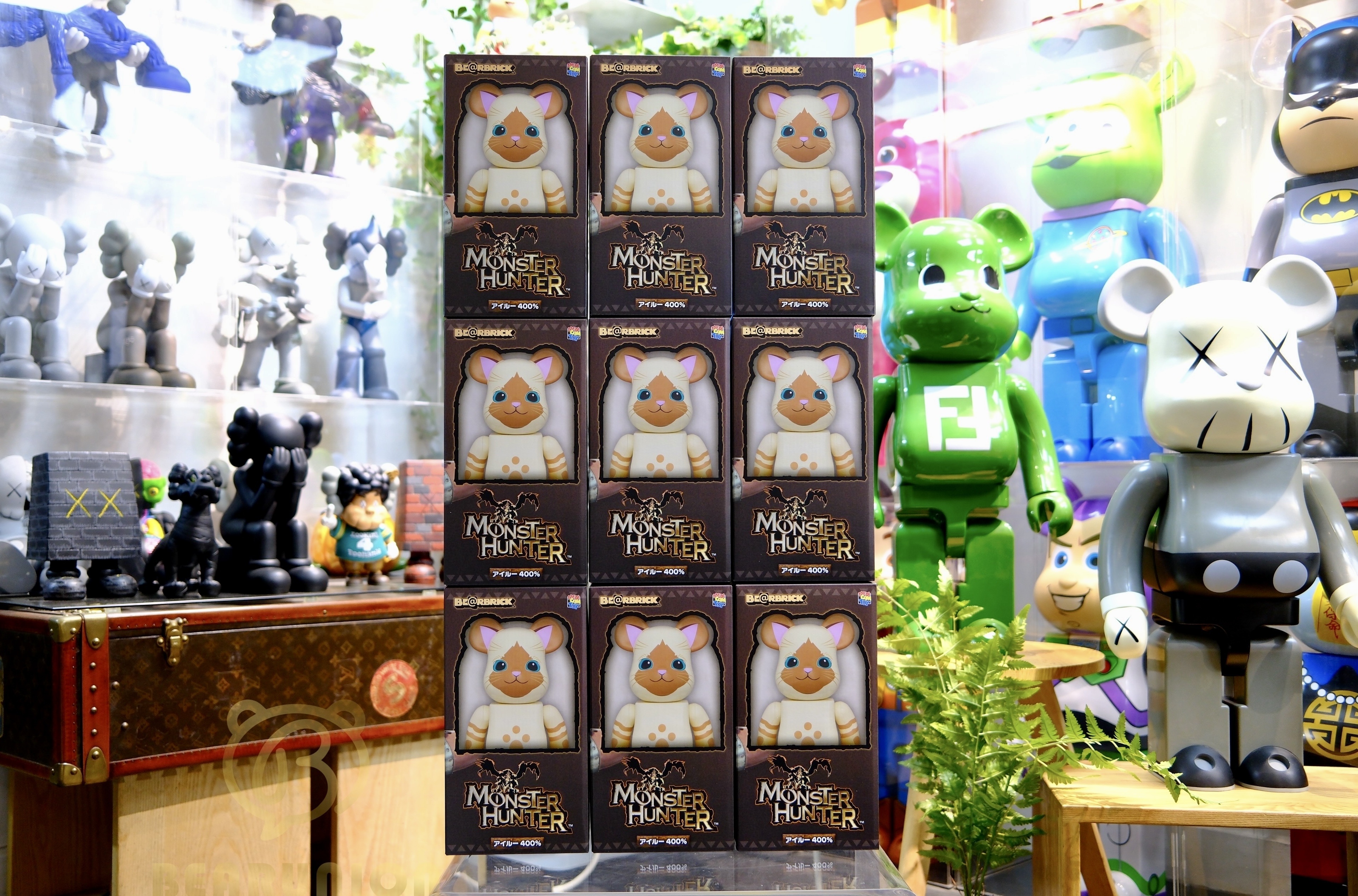 🥇現貨🥇Bearbrick 400% Monster Hunter アイルー