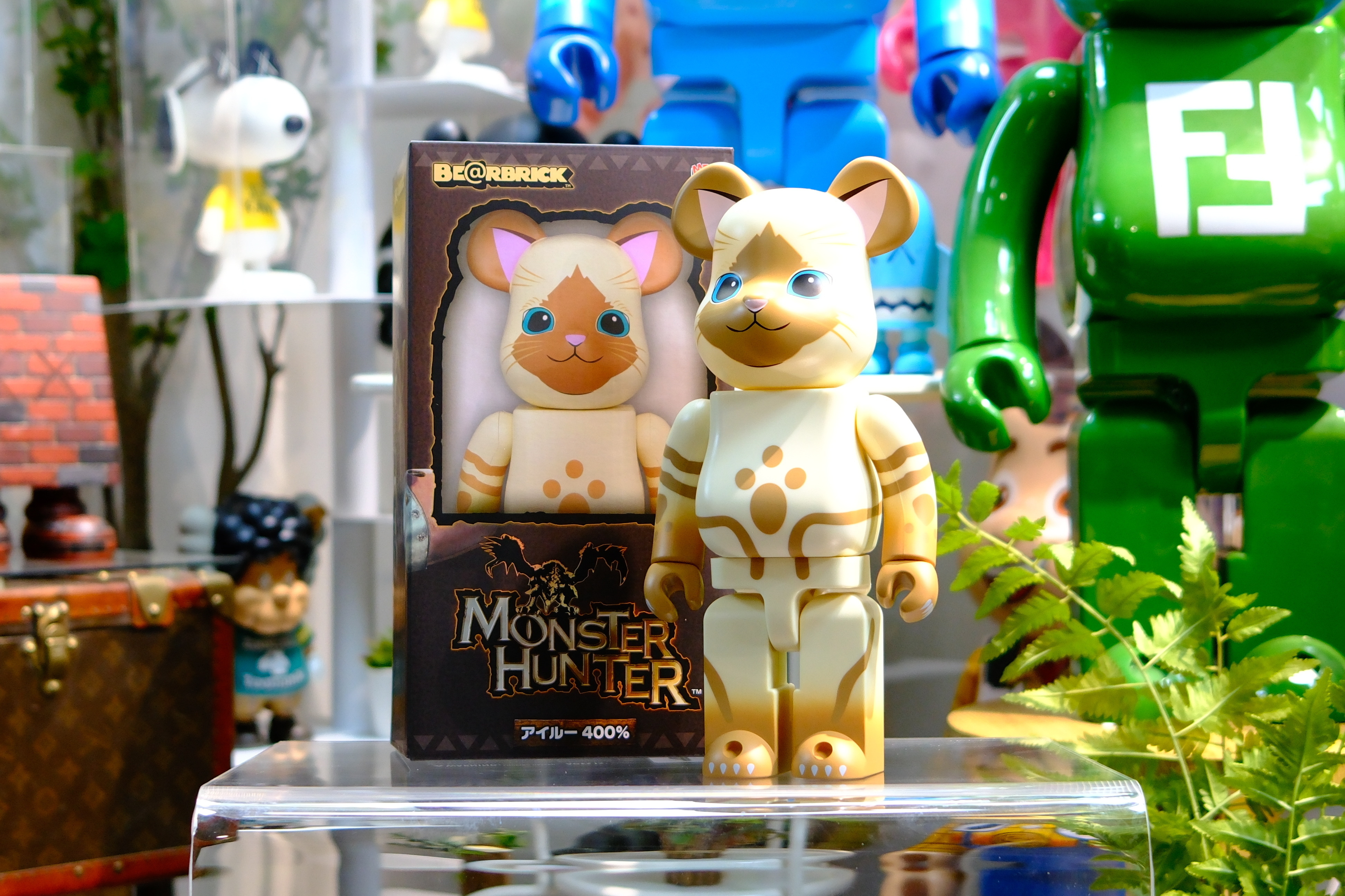 🥇現貨🥇Bearbrick 400% Monster Hunter アイルー