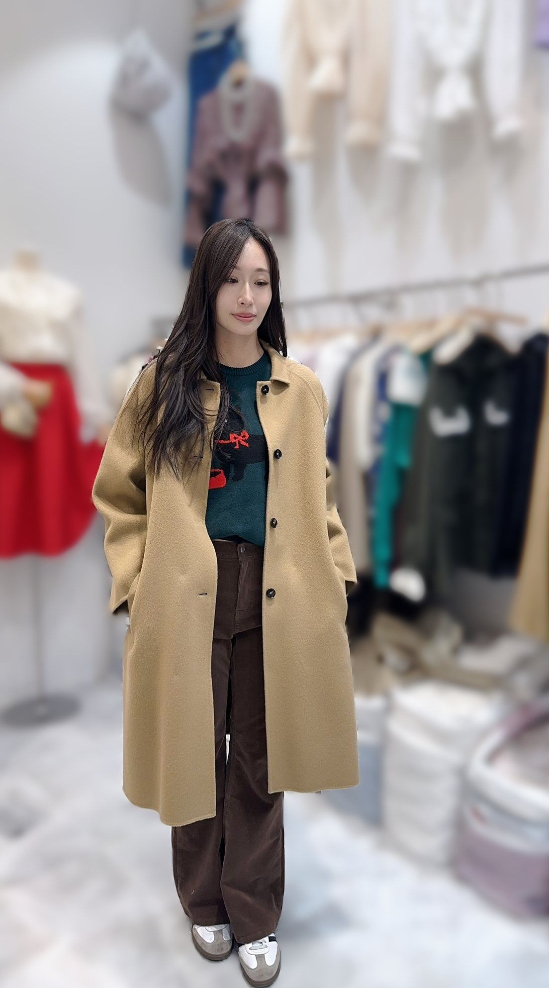 SC16  羊毛90% 人造絲10% 胸 54 長41.5 $1399