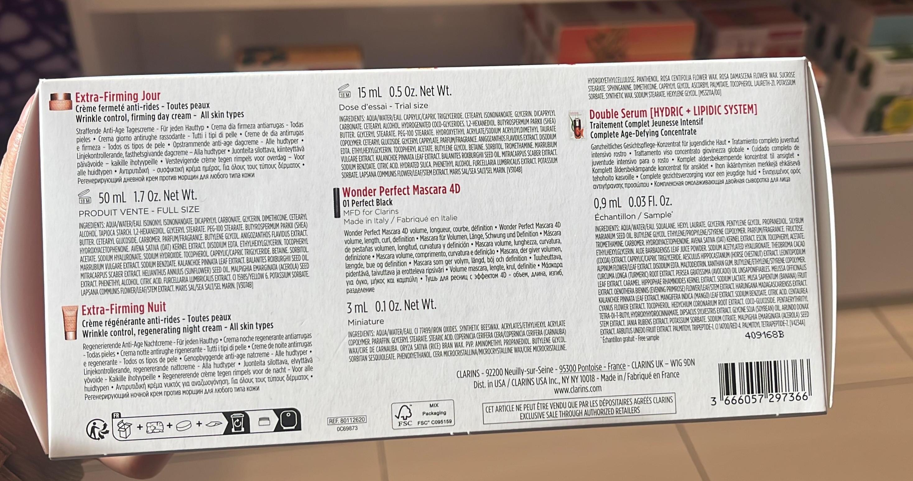 OBS219 Clarins Extra-Firming 尊貴緊致抗皺套裝