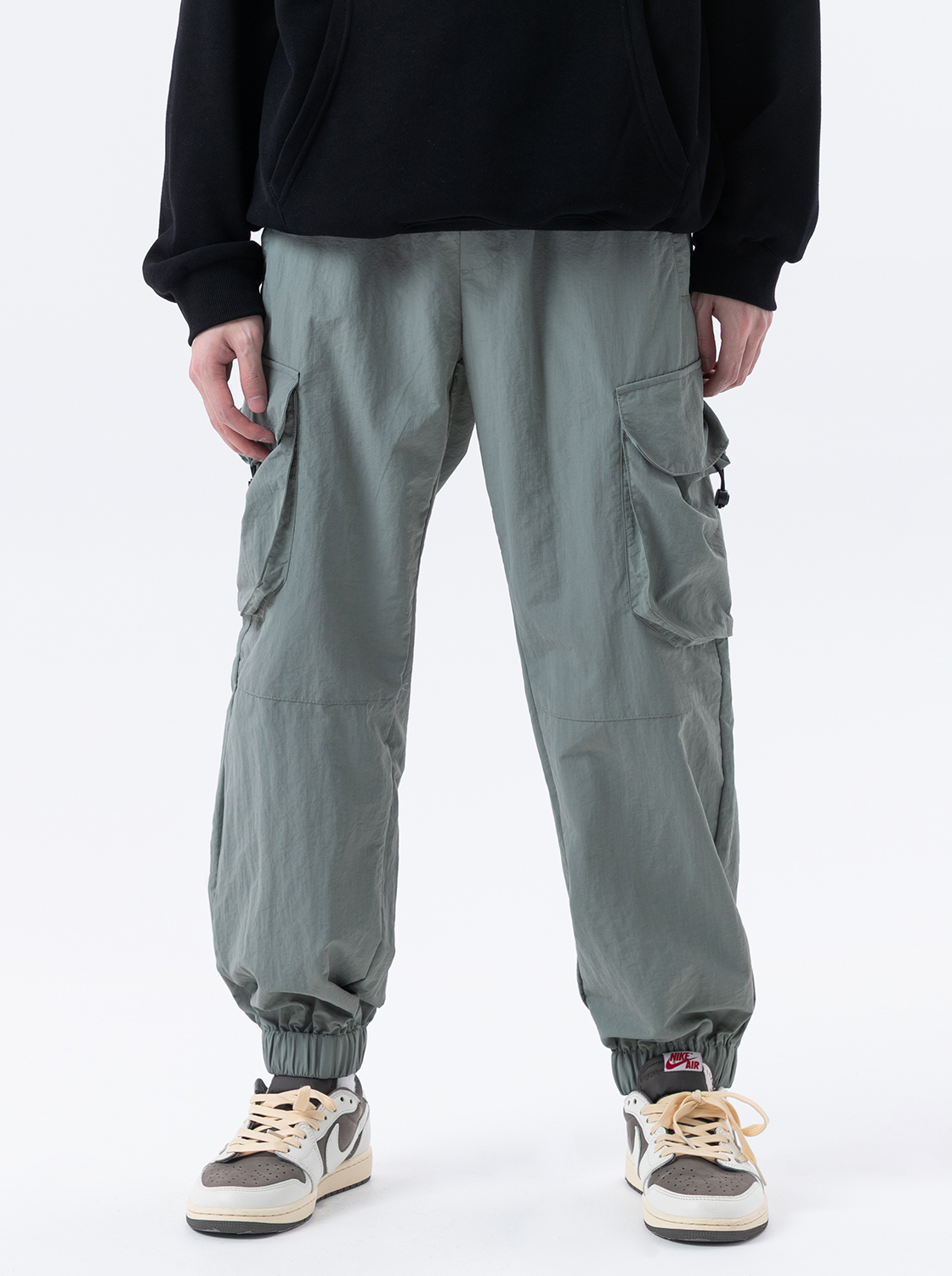 尼龍高彈縮口褲