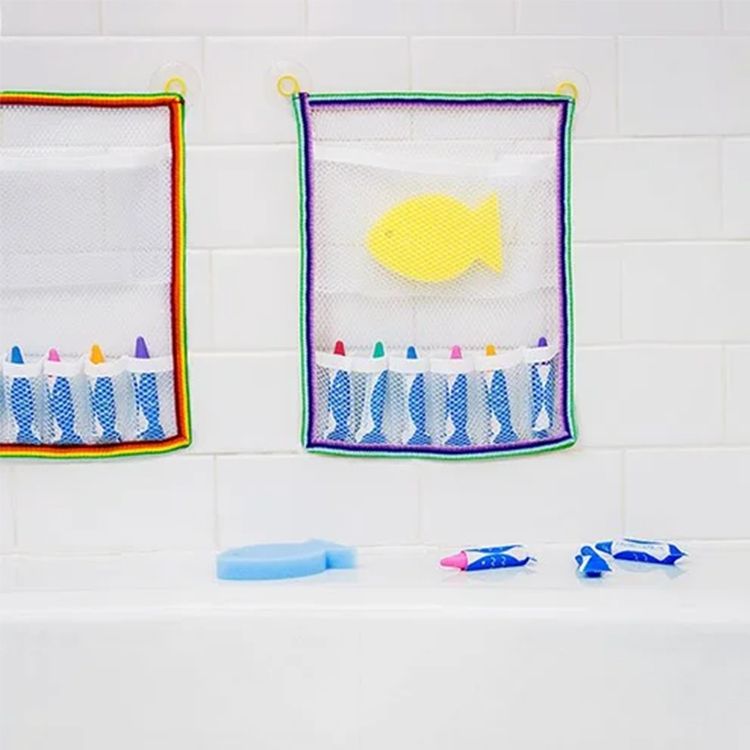 日本Kitpas 沐浴蠟筆6色(附海綿+收納袋)-黃色海綿