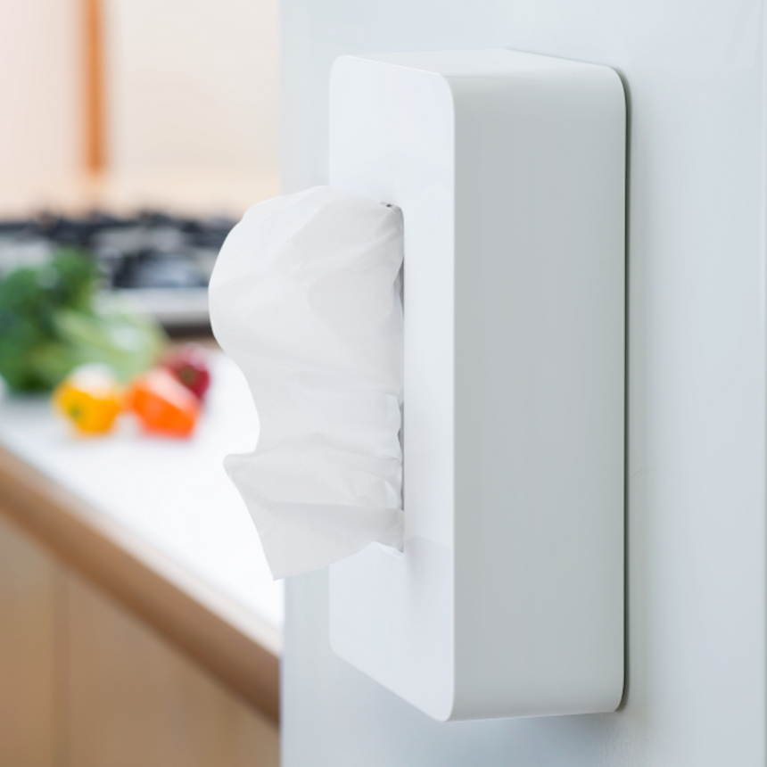 OHE  Smart Home 磁吸式抽取面紙盒/白