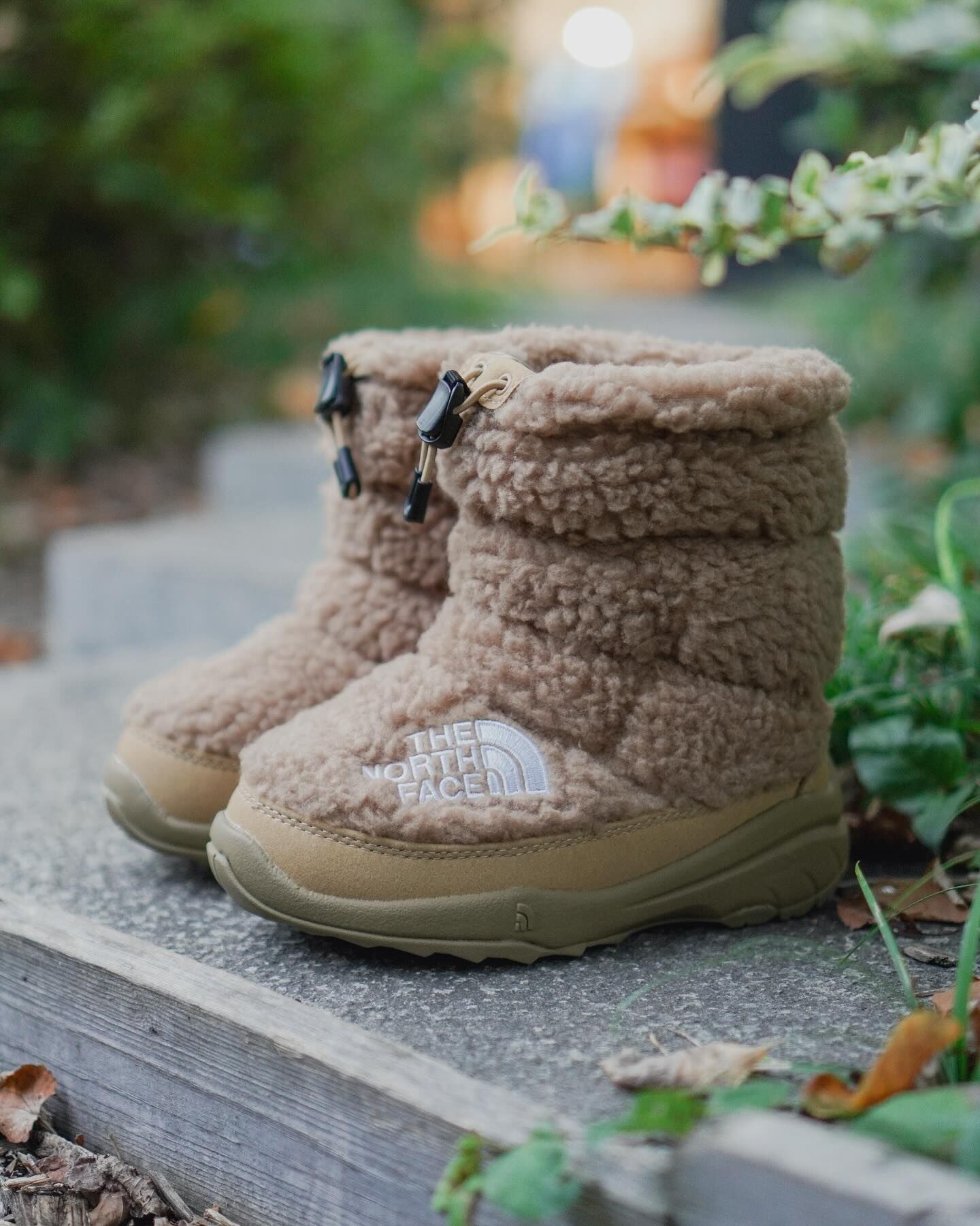 預購┃日本 THE NORTH FACE Nuptse Bootie VII Fleece Kids 中童 小孩 毛毛 保暖 長靴