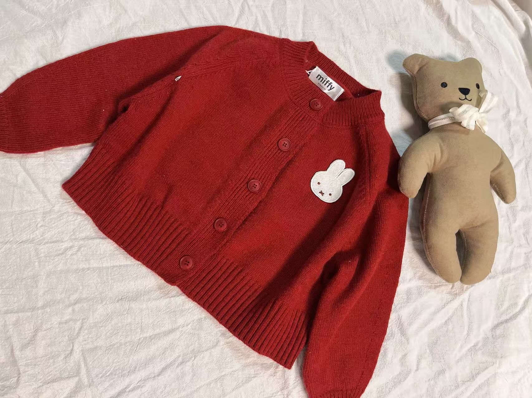 廠單 miffy 新年親子針織外套
