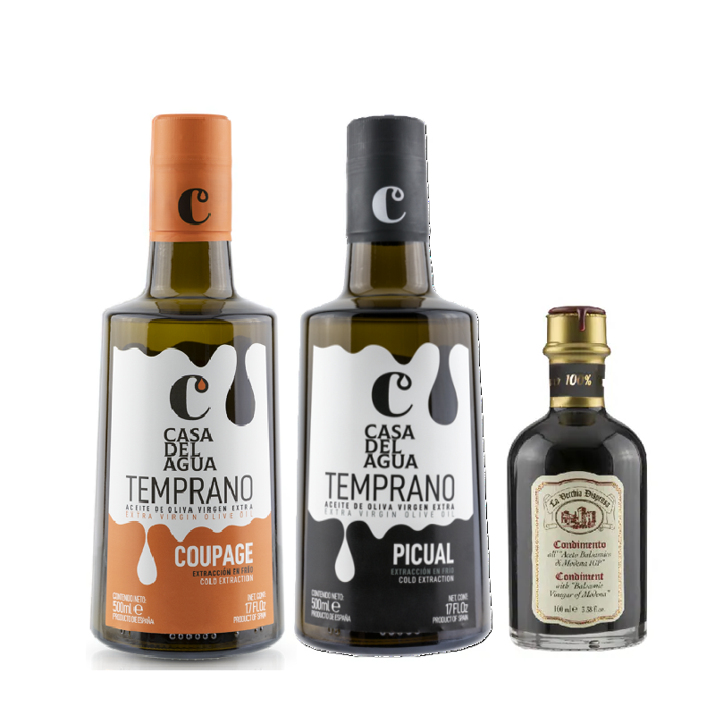 【歐嘉雙入組限時送】歐嘉莊園頂級款特級冷壓初榨橄欖油500ml 2入組贈典釀巴薩米克醋十年100ml