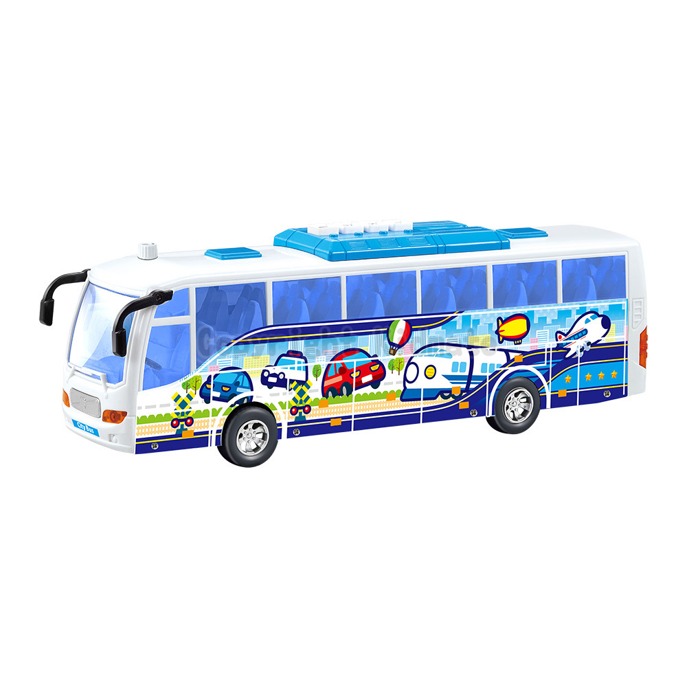 《 KIDMATE 》 台灣好車隊-迷你城市巴士(Q版/中英版) KIDMATE