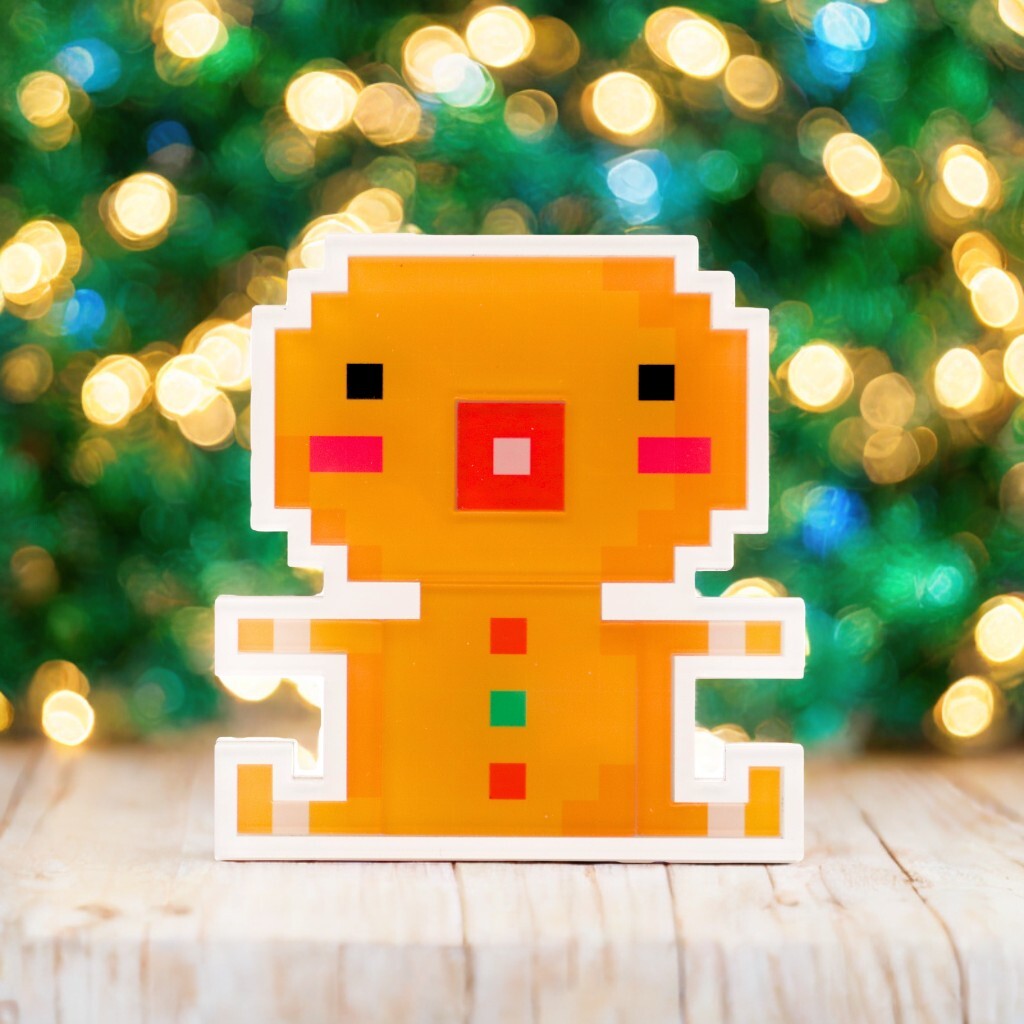Christmas Pixel Art Magnet - Christmas Gingerbread man