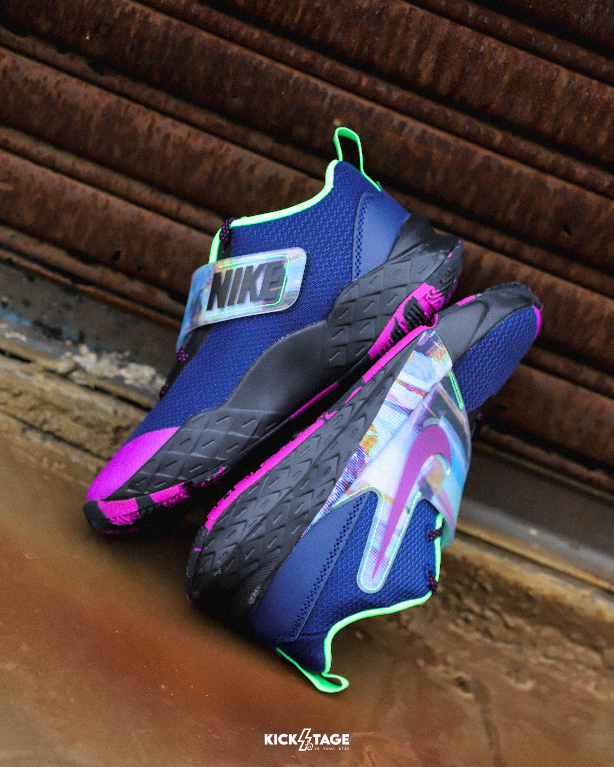 大童鞋 女生尺寸 NIKE TEAM HUSTLE D 12 SE GS 藍紫 魔鬼氈 防滑 緩震 運動 籃球鞋【HV2291-400】