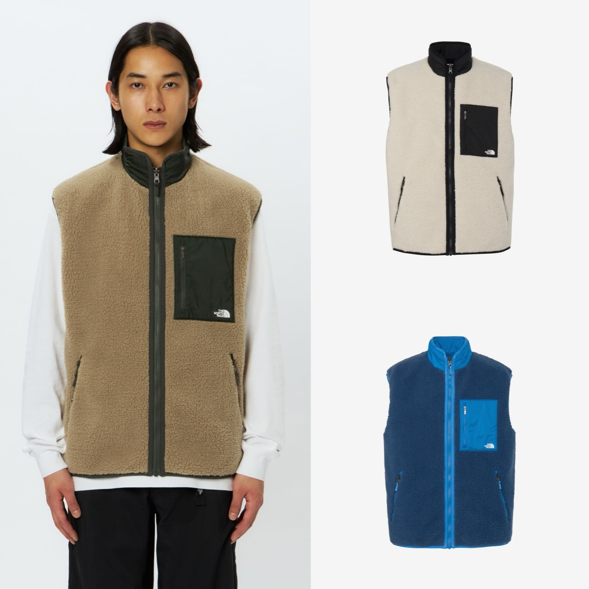 預購┃日本 THE NORTH FACE Reversible Extreme Pile Vest 雙面穿 毛毛 背心