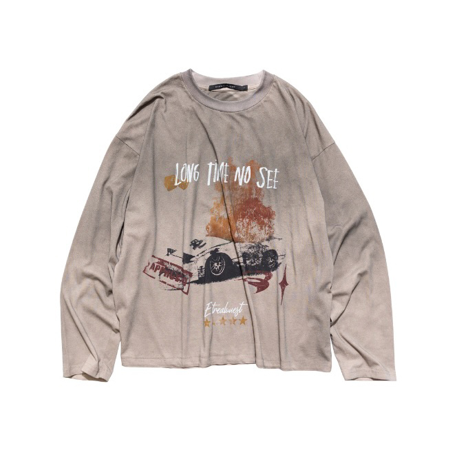 【車庫服飾】E'TREALOUEST EAL Car Exploded Long Sleeve