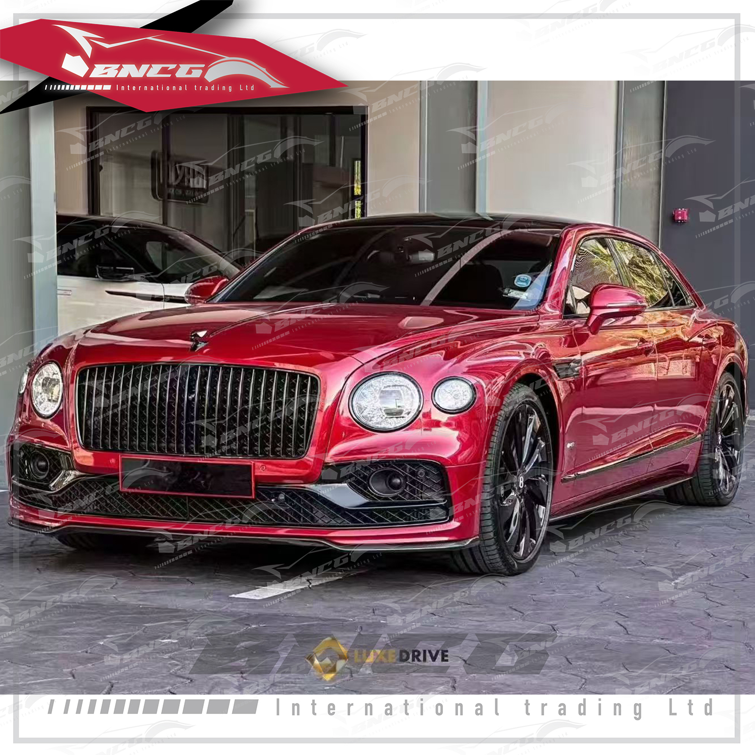 賓利 Bentley 飛馳 Flying Spur 乾碳纖維 外觀件 空力套件 前下巴 後下巴 側裙 尾翼