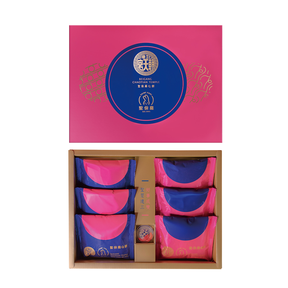 聖保羅×朝天宮聯名聖筊禮盒【常溫/葷】