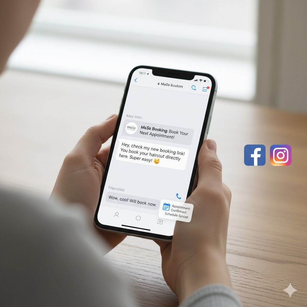 Social Media Booking