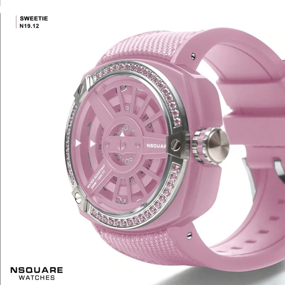 (預購)【NSQUARE】Sweetie Quartz Watch甜美系列 三層指針 51mm 超大錶面石英錶 G0369-N19.12