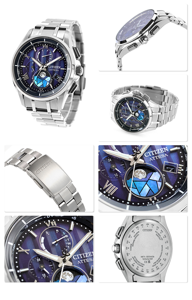 Citizen 星辰 Attesa solar Eco-Drive radio DEAR Collection Limited Pair Model Titanium BY1000-51L 光動能 DEAR 系列限量版 超級鈦金屬
