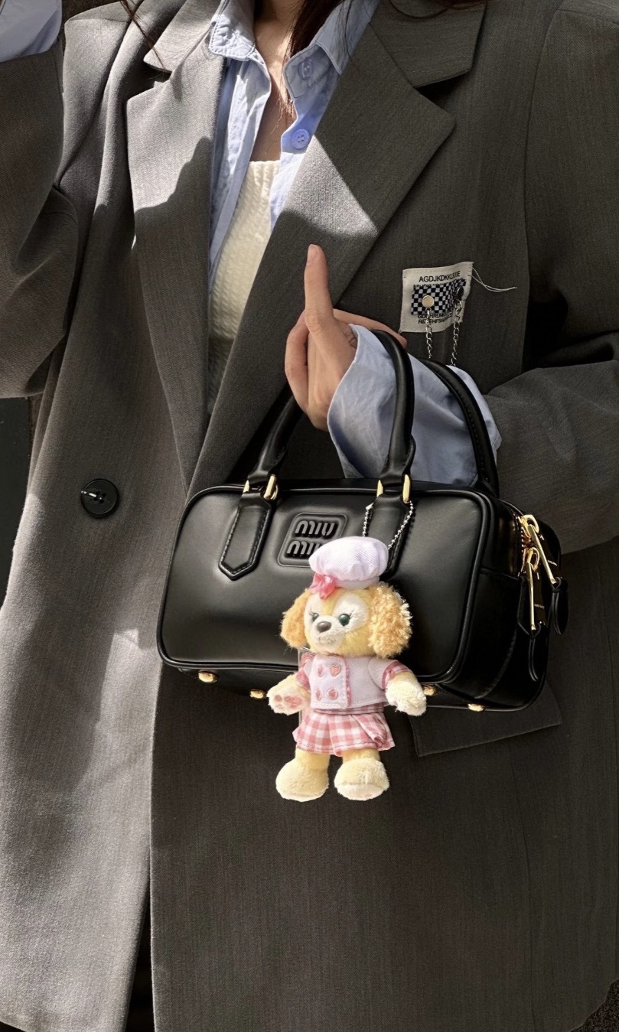 【兩色入】MIU MIU Arcadie 保齡球袋小號