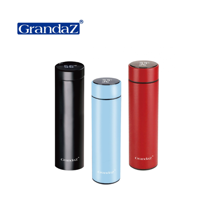Grandaz保溫瓶(溫度顯示沒有電,不影響正常使用)(顏色隨機)