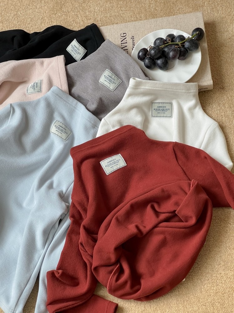 軟乎乎布標上衣