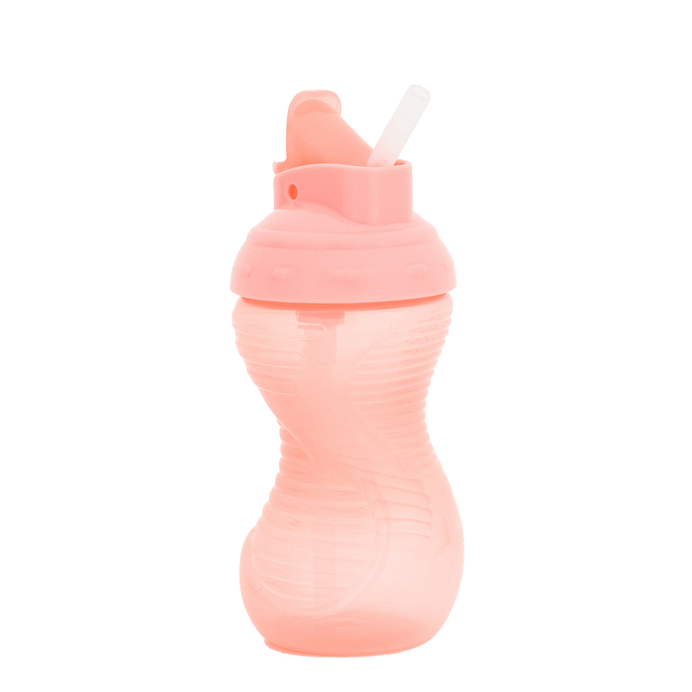 好握吸管防漏杯296ml-粉