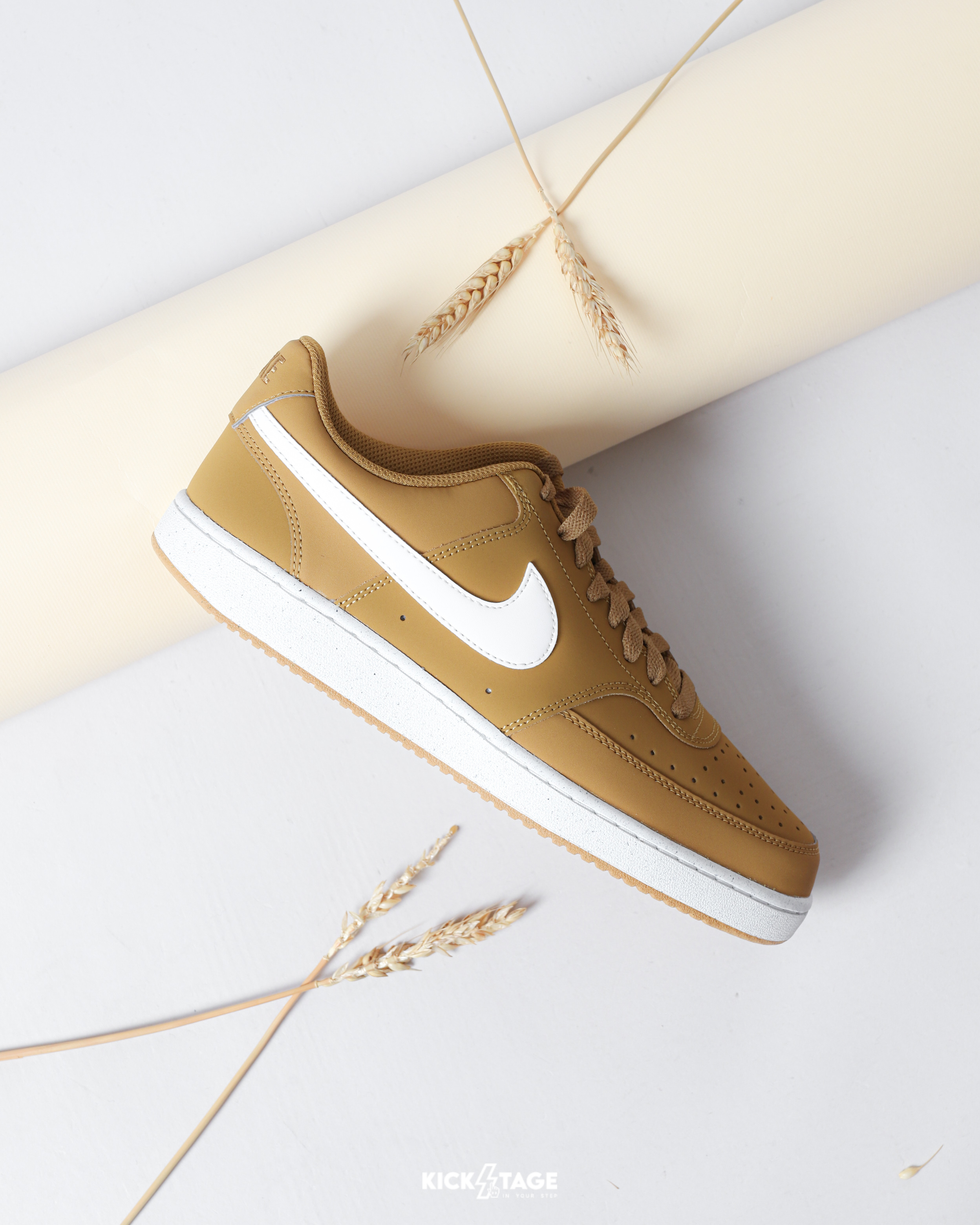 男鞋 NIKE COURT VISION LO V2 NBK 棕色 經典 復古 膠底 皮革 休閒鞋【HV8139-700】