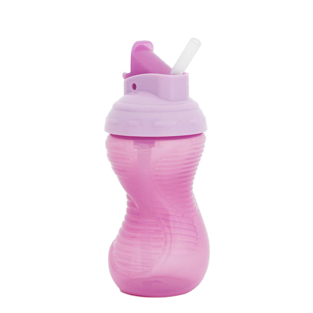 好握吸管防漏杯296ml-紫