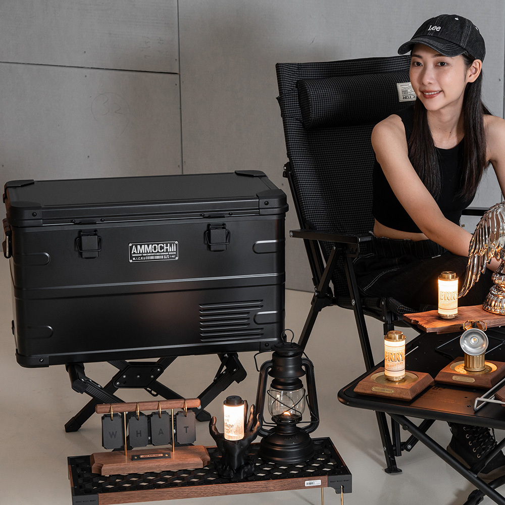 ❚BARRACK09❚AMMOCHILL雙槽雙溫控車載行動冰箱 35L 黑色