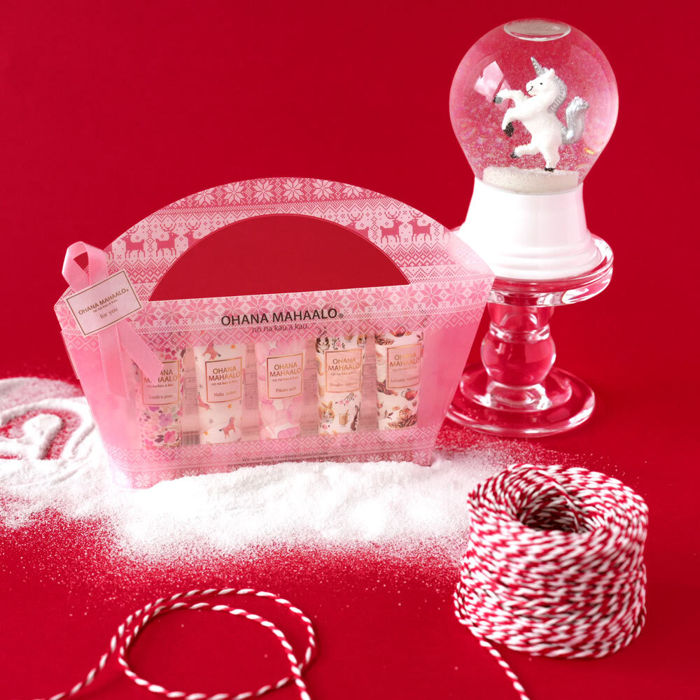 OHANA MAHAALO 花茶時光迷你手霜禮盒(10gx5入)