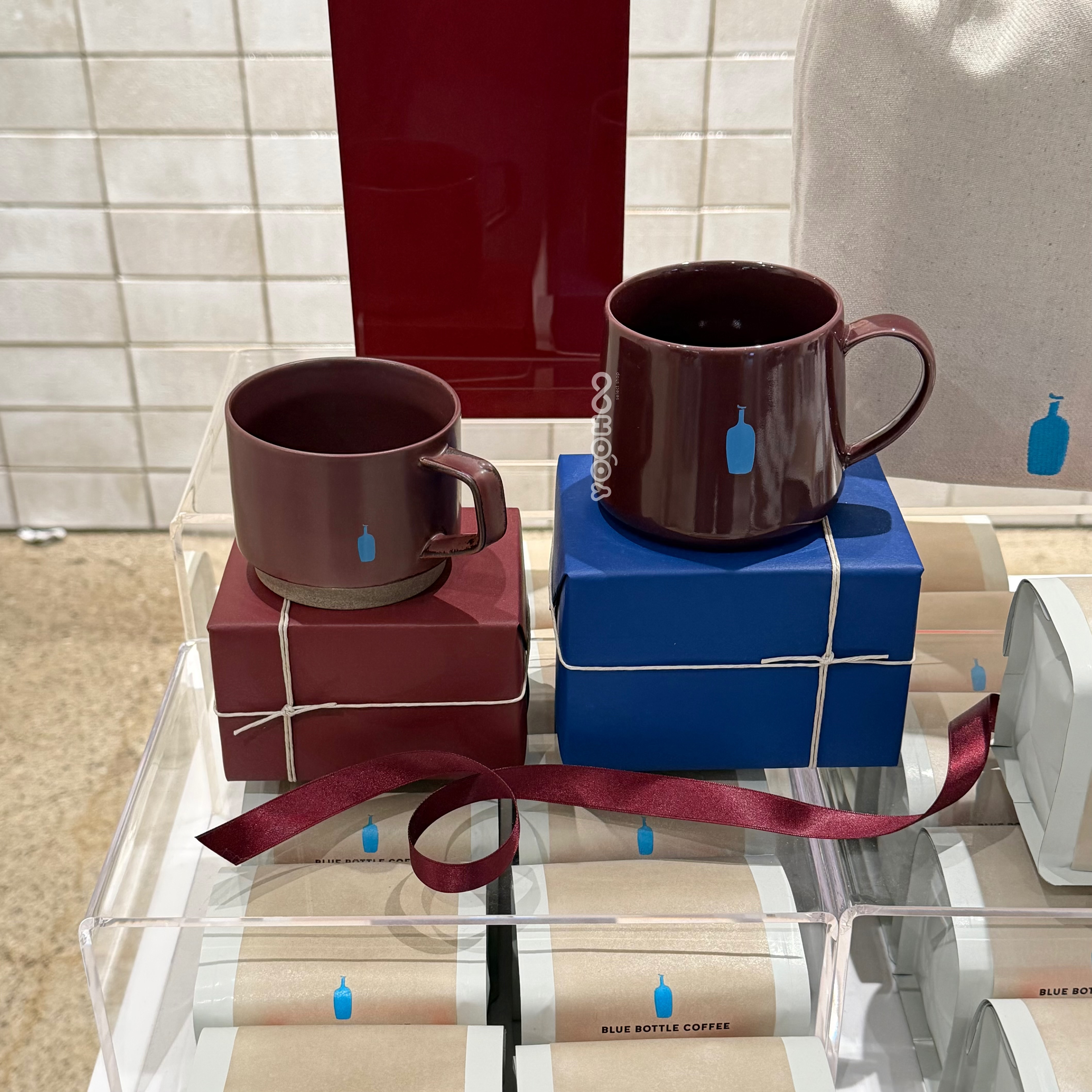 現貨┃日本製 BLUE BOTTLE COFFEE HOLIDAY MUG 藍瓶 清澄 馬克杯 紅豆色 深酒紅