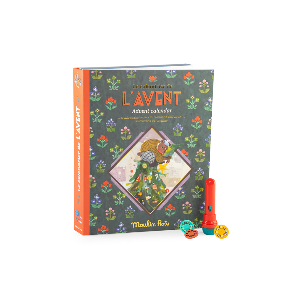 Moulin Roty 米努奇卡斯聖誕倒數故事投影禮盒