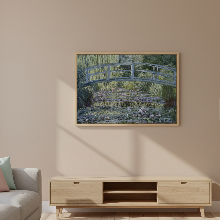 A1海報｜莫內《睡蓮池上的日本橋》