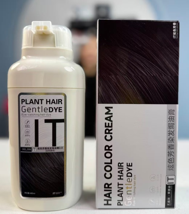 3 IT PLANT HAIR GENTLE DYE (1 BLACK, 2 BROWN)