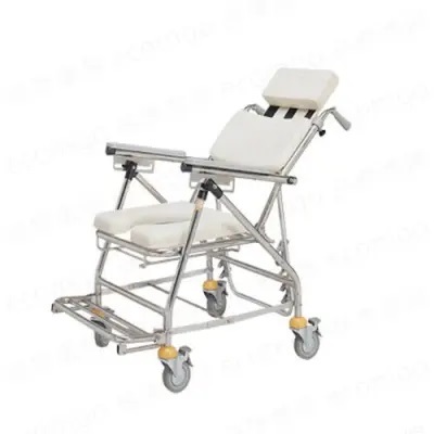 承輝 CS-022A不鏽鋼 附輪、收折、背可躺洗澡便盆椅(會員獨享價$5,200)