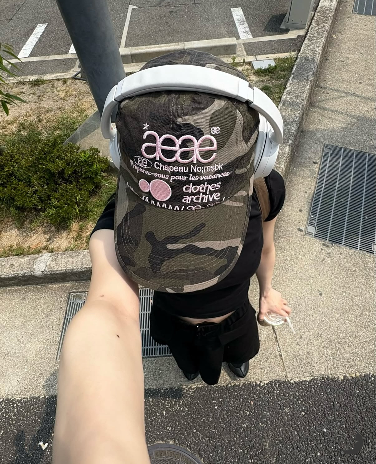 韓國🇰🇷連線 aeae WEB LOGO Cap 迷彩 棒球帽 五分割帽 棒球帽 刺繡 多色(任買兩件711免運)/預購