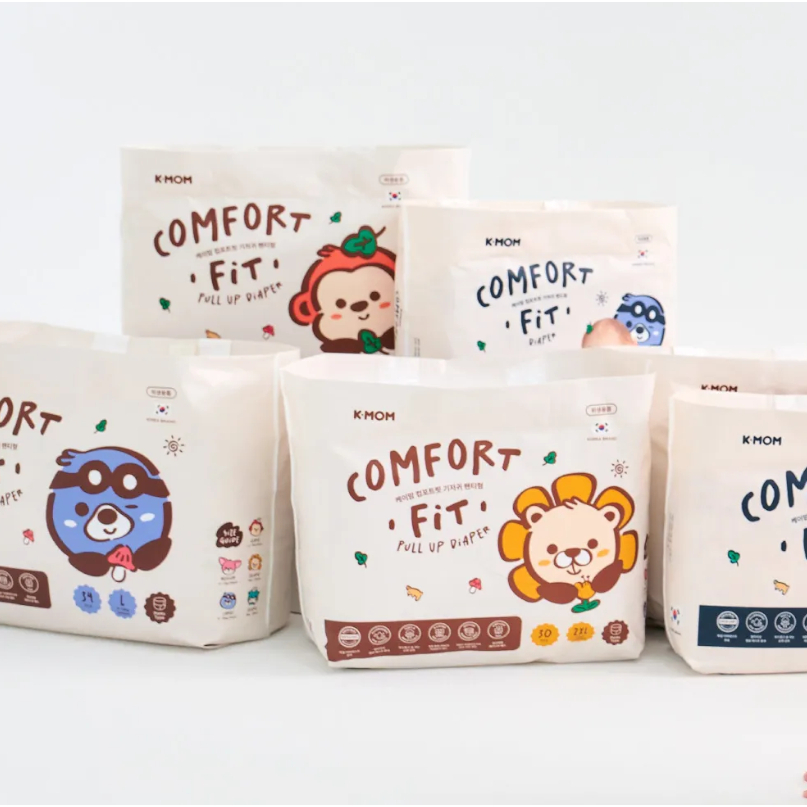 【樂森藥局】MOTHER-K COMFORT FIT 雲柔鎖水紙尿布 玩睡褲（黏貼／褲型）