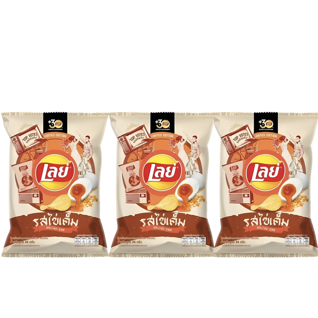 lays 薯片 咸蛋味 44G X 3