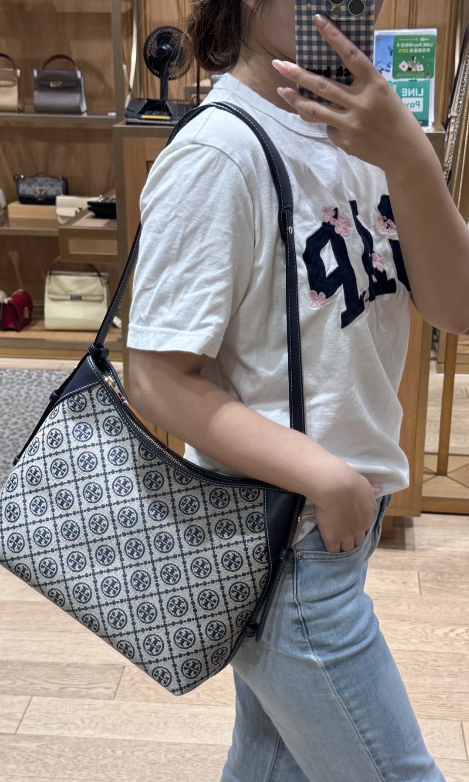 Tory Burch 老花hobo 大號