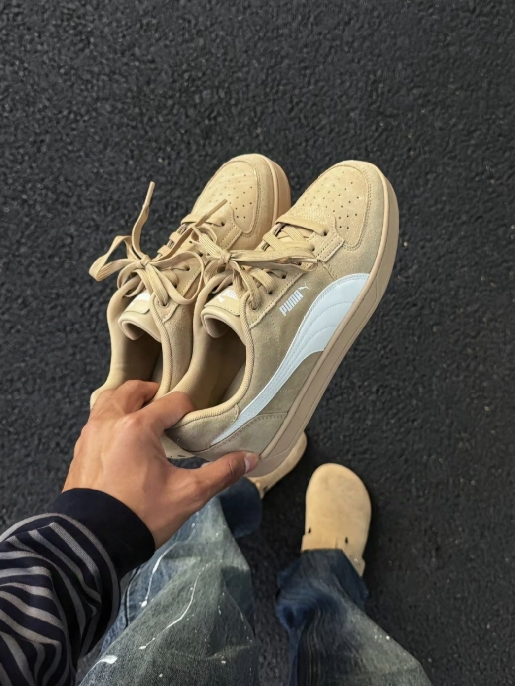 Puma Caven 2.0淺棕 男女同款 焦糖底 復古  402217-01