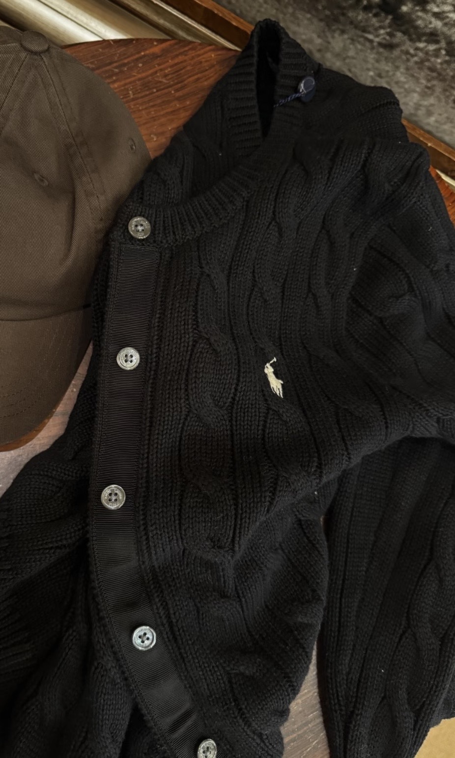 Polo Ralph Lauren 針織鈕扣毛衣