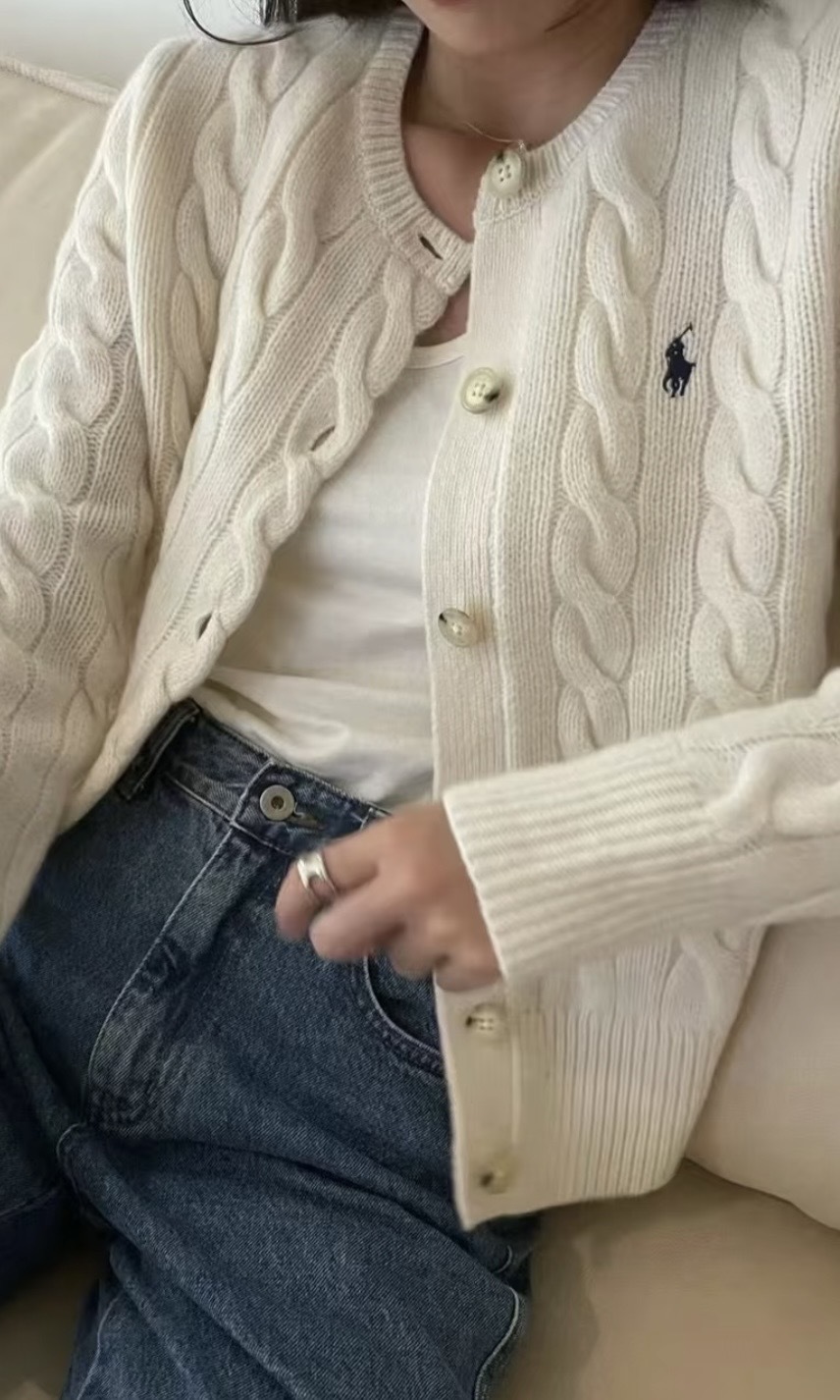 Polo Ralph Lauren 針織鈕扣毛衣