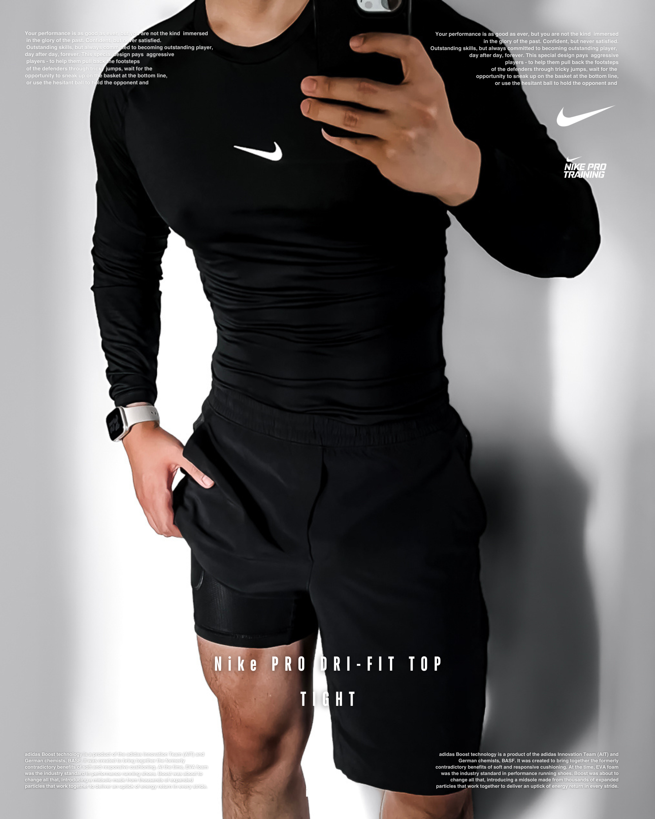 『兄弟！這冬天 你沒它不行啊🔥』Nike pro長袖 dri-fit top FB7920-010