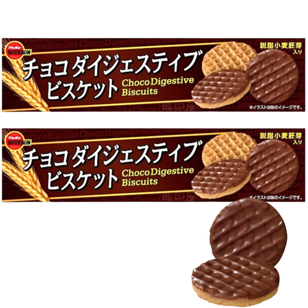 百邦朱古力消化餅乾17塊 盒裝 (啡) X 2