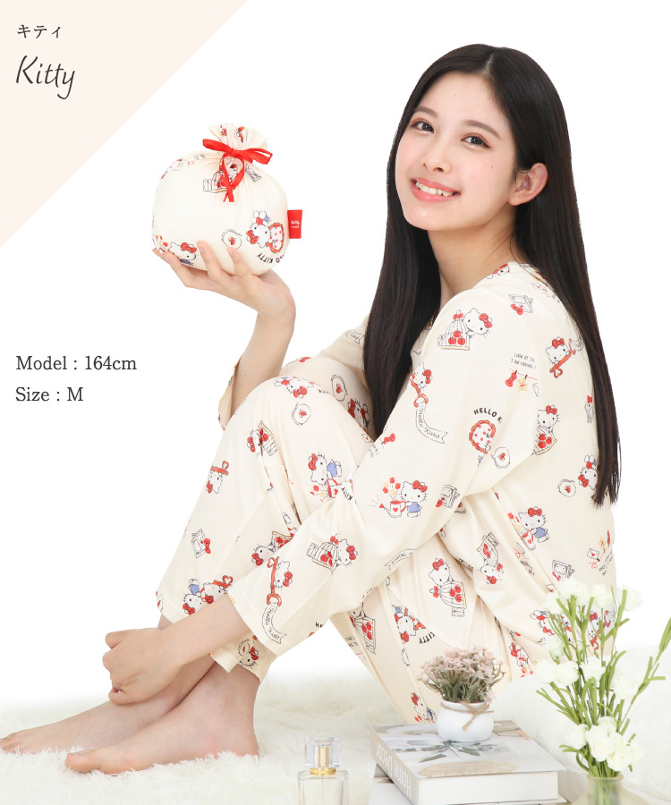 25203-KT Sanrio Hello Kitty Travel Pajama #JP-SZ25-SAN-1852