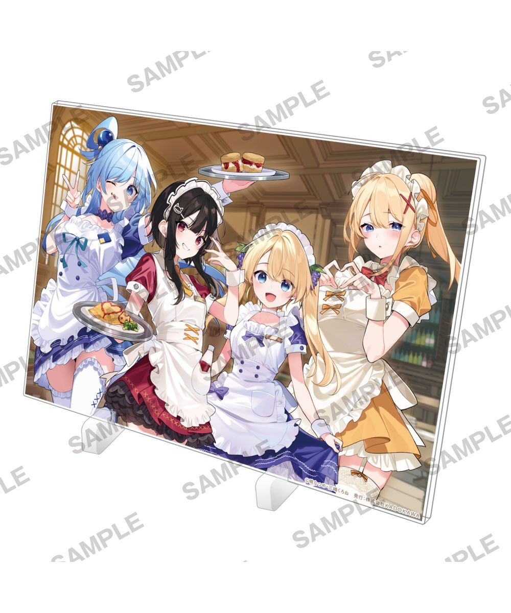 預購-『為美好的世界獻上祝福！』 全新繪製壓克力板　女僕Ver.【日本進口精品】