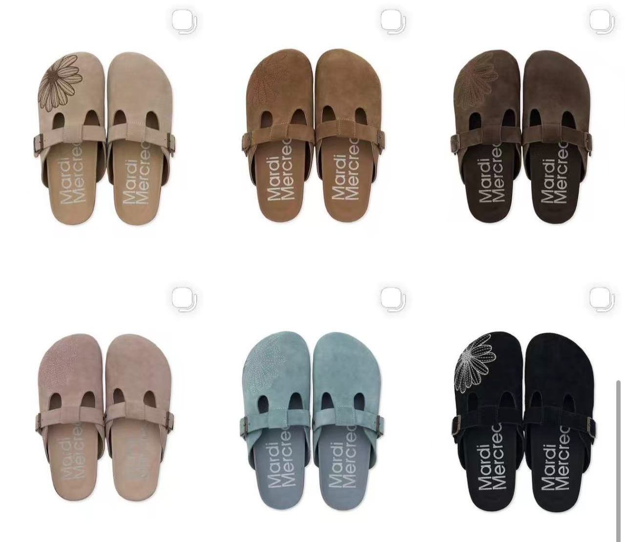 Mardi Mercedi Birkenstock 拖鞋