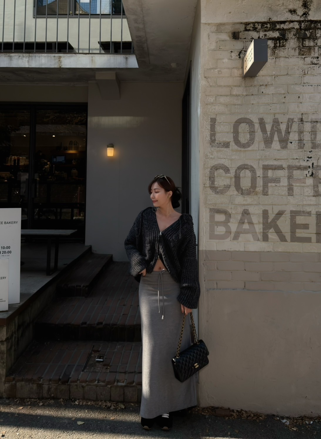 【韓國連線】B05 針織落地長裙