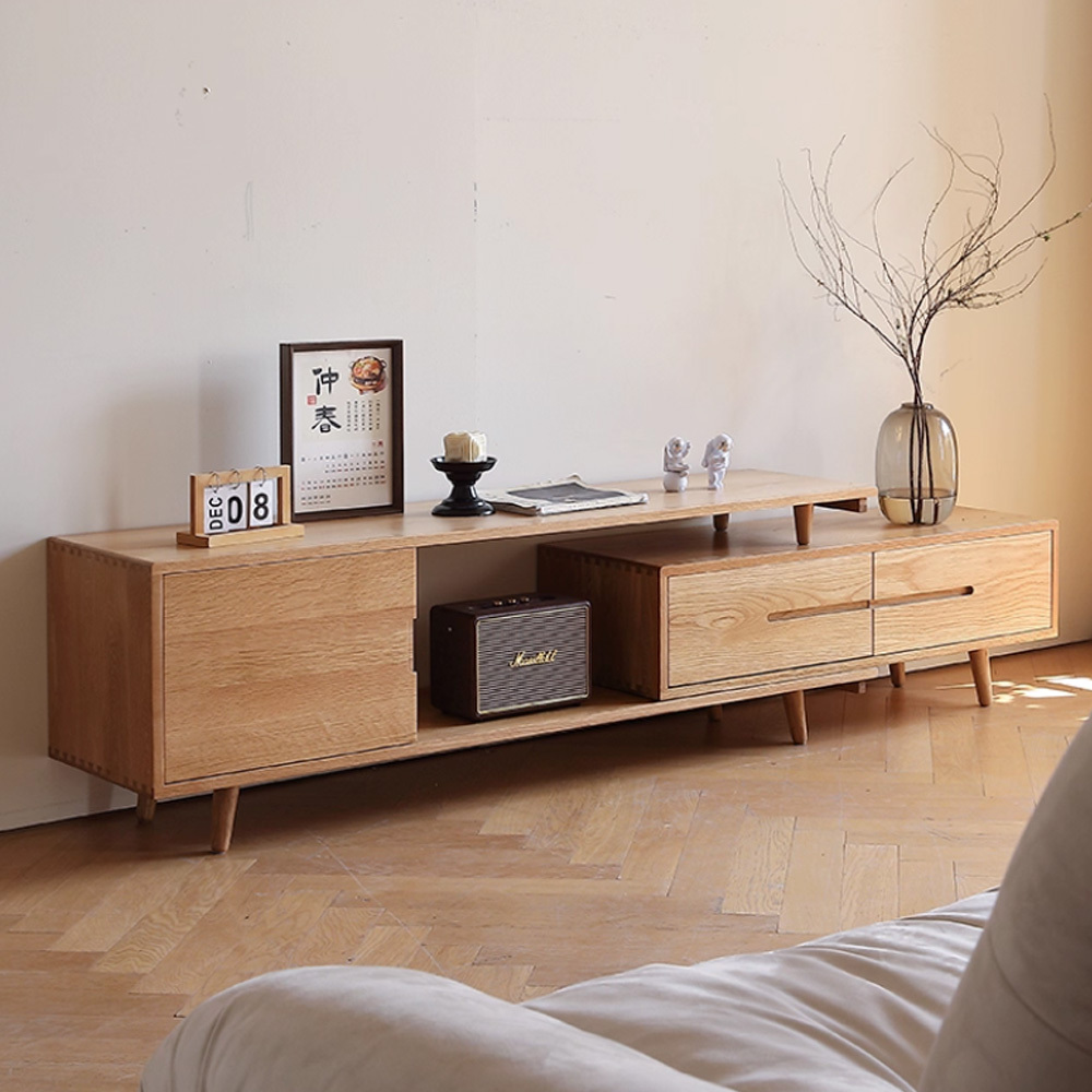 〖特惠款〗詩雲實木抽拉電視櫃 FP-0242