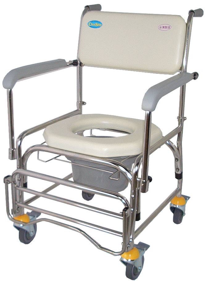 承輝 CS-010不鏽鋼可掀式附輪便盆椅(會員獨享價$5,200)