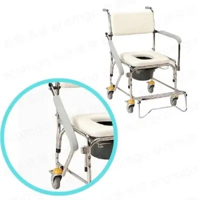 承輝 CS-010不鏽鋼可掀式附輪便盆椅(會員獨享價$5,200)